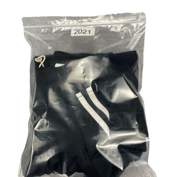 adidas Track Jacket Womens Medium Black Polyester Logo Long Sleeve Full Zipper - Picture 16 of 16